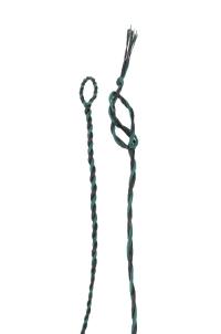 2 Bundle Custom String Bowyers Knot, Traditional Flight Bearpaw Bodnik